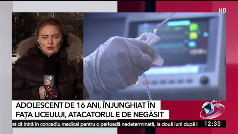 Adolescent de 16 ani, injunghiat in fata liceului, la Braila. Atacatorul este de negasit