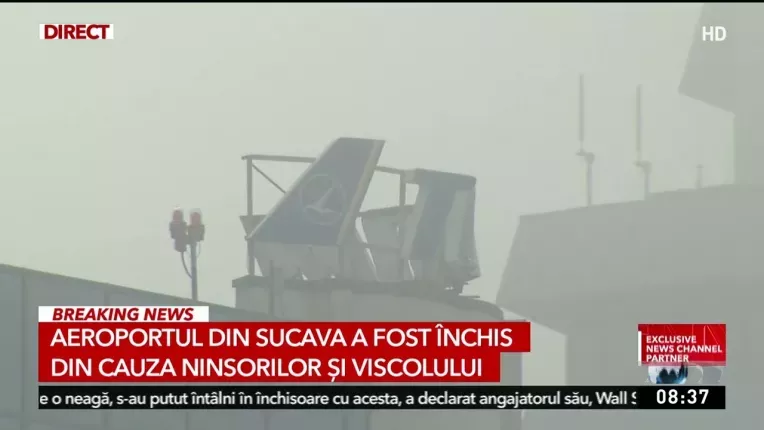 Aeroportul din Suceava a fost inchis! Zborurile au fost anulate din cauza vremii extreme