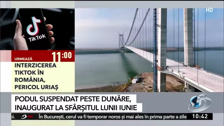 Cand va fi inaugurat Podul de la Braila. Anuntul facut de ministrul Transporturilor