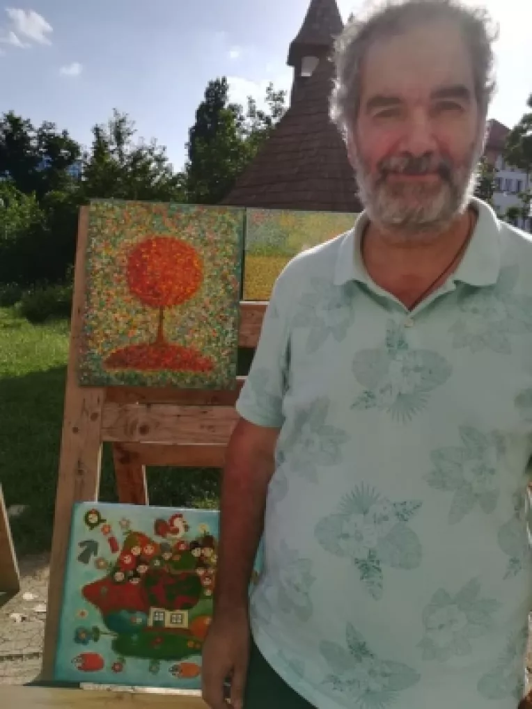 Claudiu Neagoe: M-am apucat sa pictez si sa lucrez lemnul in judetul Teleorman