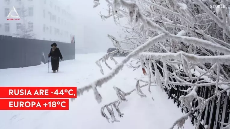 Fenomenele meteo extreme aduc diferente de peste 60 de grade C intre Rusia si vestul Europei