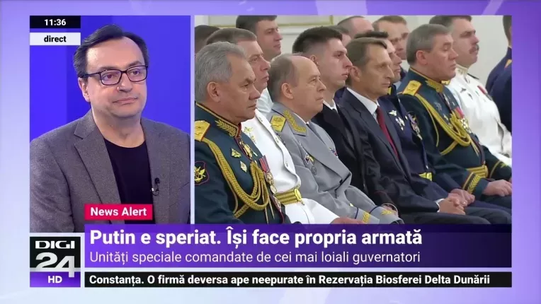 Misterioasele armate private create de Vladimir Putin pentru a se apara de mercenarii Wagner