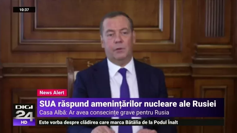 Raspunsul SUA la amenintarile lui Medvedev: Folosirea armelor nucleare ar avea consecinte grave