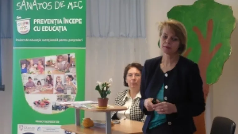 Sanatos de mic - invatam despre alimentatia sanatoasa chiar din gradinita
