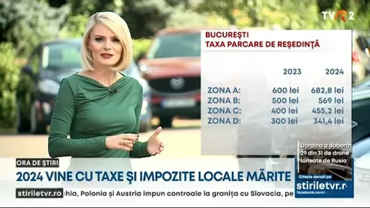 Taxe mai mari cu aproape 14%, din 2024