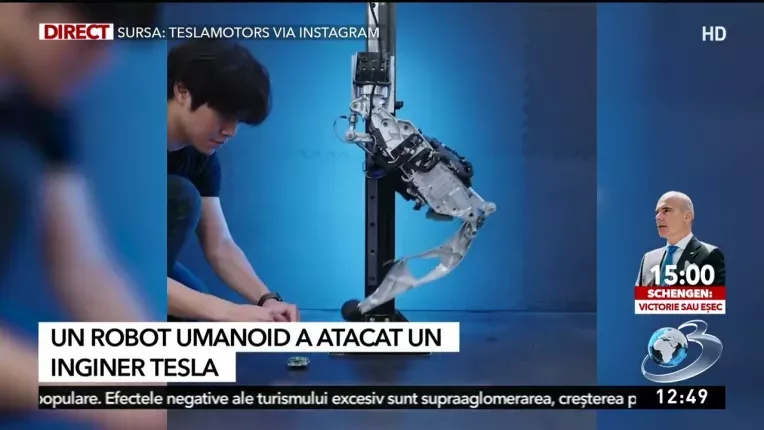 Un robot de la Tesla i-a sfasiat mana unui inginer